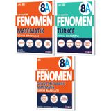 Fenomen Okul 2026 8. Sınıf Lgs Matematik + Türkçe + Geometri A Serisi Soru Bankası Seti 3 Kitap