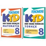 Fenomen Okul 2026 8. Sınıf Lgs Matematik + Türkçe Konu Tarama Denemeleri Seti 2 Kitap