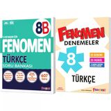 Fenomen Okul 2026 8. Sınıf Lgs Türkçe Soru Bankası + Deneme Seti 2 Kitap