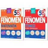 Fenomen Okul 2027 5. Sınıf Matematik + Türkçe B Serisi Soru Bankası Seti 2 Kitap Maarif Model
