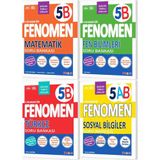 Fenomen Okul 2027 5. Sınıf Matematik + Türkçe + Fen Bilimleri + Sosyal Bilgiler Soru Bankası Seti 4 Kitap Maarif Model