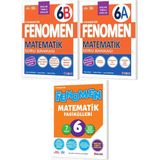 Fenomen Okul 2027 6. Sınıf Matematik A + B Serisi Soru Bankası + Fasikül Seti 3 Kitap Maarif Model