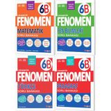 Fenomen Okul 2027 6. Sınıf Matematik + Fen Bilimleri + Türkçe + Paragraf B Serisi Soru Bankası Seti 4 Kitap Maarif Model