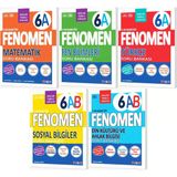 Fenomen Okul 2027 6. Sınıf Matematik + Türkçe + Fen Bilimleri + Sosyal Bilgiler + Din Kültürü A Serisi Soru Bankası Seti 5 Kitap Maarif Model