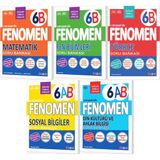 Fenomen Okul 2027 6. Sınıf Matematik + Türkçe + Fen Bilimleri + Sosyal Bilgiler + Din Kültürü B Serisi Soru Bankası Seti