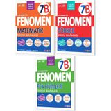 Fenomen Okul 2027 7. Sınıf Matematik + Türkçe + Fen Bilimleri B Serisi Soru Bankası Seti 3 Kitap Maarif Model