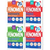 Fenomen Okul 2027 7. Sınıf Matematik + Türkçe + Fen Bilimleri + Paragraf A Serisi Soru Bankası Seti 4 Kitap Maarif Model