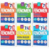 Fenomen Okul 2027 7. Sınıf Matematik + Türkçe + Fen Bilimleri + Paragraf + Sosyal Bilgiler + Din Kültürü B Serisi Soru Bankası Seti 6 Kitap Ma