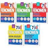 Fenomen Okul 2027 7. Sınıf Matematik + Türkçe + Fen Bilimleri + Sosyal Bilgiler + Din Kültürü B Serisi Soru Bankası Seti 5 Kitap Maarif Model
