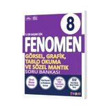 Fenomen Okul Yayınları 8. Sınıf Görsel Grafik Tablo ve Sözel Mantık Soru Bankası