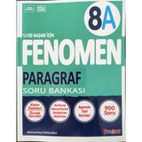 Fenomen Okul Yayınları Fenomen 8. Sınıf Paragraf Soru Bankası 8A
