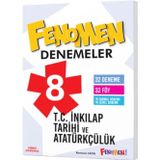 Fenomen Okul Yayınları LGS 8. Sınıf T.C. İnkılap Tarihi ve Atatürkçülük Fenomen Denemeler