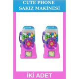 fenomen Telefon Sakız Makinesi Pembe 2 ADET