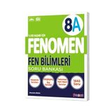 Fenomen Yayıncılık 2024-2025 Müfredat Yeni Nesil 8.Sınıf A Serisi Fen Bilimleri Soru Bankası (Çok Renkli)