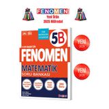 Fenomen Yayıncılık 2025 5.Sınıf Güncellenmiş Müfredat Matematik(B)Zor(595Soru)Soru Bankası+Kalemlik