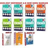 Fenomen Yayıncılık 2026-2027 Müfredat 8.sınıf Lgs A-B Serisi Türkçe-Matematik-Fen-Paragraf Soru Seti - 1154654654654645