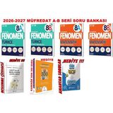 Fenomen Yayıncılık 2026-2027 Müfredat Lgs 8.sınıf Türkçe-Matematik A ve B Seri Soru Bankası - 4544654687867684
