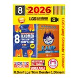 Fenomen Yayıncılık 2026 Tüm Dersler 8.Sınıf Lgs 1.Dönem Kamp+Mozaik 8. Sınıf Lgs 1. Dönem Kamp Soru Bankası