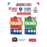 Fenomen Yayıncılık 2027 7.Sınıf MATEMATİK B-FEN BİLİMLERİ B Kolay Orta Seviye %100 Marif Yeni Müfredat Soru Bankası Seti+Kronometre