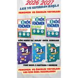 Fenomen Yayıncılık 2027 LGS 8 SINIF SIFIRDAN BAŞLA - KOLAY ORTA SERİ - FENOMEN KÖK SETİ - ÖNCELİK AYLIK 2 DENEME SETİ- TÜRKÇE MATEMATİK FEN TEST DENEME KİTABI