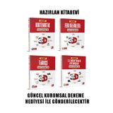 Fenomen Yayıncılık 3D 2025 8. Sınıf Lgs Matematik + Türkçe + Fen + İnkılap Similasyon Deneme Seti 4 Kitap Tam Set