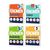 Fenomen Yayıncılık 5.Sınıf Fenomen 5A Matematik - Türkçe - Fen Bilimleri - Sosyal Soru Bankaları / 4 KİTAP SET