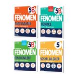 Fenomen Yayıncılık 5.Sınıf Fenomen 5B Matematik - Türkçe - Fen Bilimleri - Sosyal Bilgiler Soru Bankaları / 4 KİTAP SET