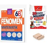Fenomen Yayıncılık 6.sınıf 6b Matematik Soru Bankası 2027 Maarif Model+Telefon Tutucu+Maarif Defteri
