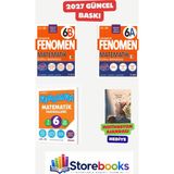 Fenomen Yayıncılık 6.sınıf Matematik A-B Soru Bankası ve Matematik Fasikül Seti ( 7 Fasikül ) Ahşap Poster Hediyeli Maarif Model 2027