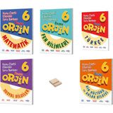 Fenomen Yayıncılık 6. Sınıf Orjin Matematik Fen Türkçe Sosyal ve Din Konu Özetli Soru Bankası 5li Set + Telefon Tutucu