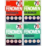 Fenomen Yayıncılık 7. Sınıf Matematik (B) Türkçe (B) Fen Bilimleri (B) Paragraf (B) Kitap Seti