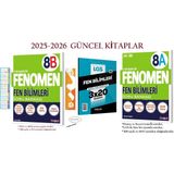 Fenomen Yayıncılık 8. Sınıf 8 Fen Bilimleri A ve B Soru Bankası 2025-2026 ve 3x20 Fen Bilimleri Genel Deneme+Kalem