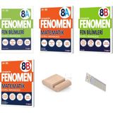 Fenomen Yayıncılık 8.sınıf 8A-8B Fen 8A 8b Matematik Bankası Lgs 2027+ÇÖZÜM Ayracı+Telefon Tutucu