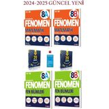Fenomen Yayıncılık 8. Sınıf 8A-8B Matematik ve 8A-8B Fen Bilimleri Soru Bankası+Branş Deneme ve Kafa Defteri Hediye !!!