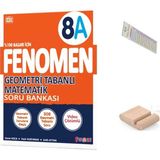Fenomen Yayıncılık 8.sınıf 8A Geometri Tabanlı Soru Bankası Lgs 2027+ÇÖZÜM Ayracı+Telefon Tutucu