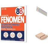 Fenomen Yayıncılık 8.sınıf 8b Geometri Tabanlı Soru Bankası Lgs 2027+ÇÖZÜM Ayracı+Telefon Tutucu