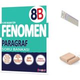 Fenomen Yayıncılık 8.sınıf 8b Paragraf Soru Bankası Lgs 2027+ÇÖZÜM Ayracı+Telefon Tutucu