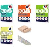 Fenomen Yayıncılık 8. Sınıf Fenomen B Soru Bankası Seti (Türkçe Matematik Fen Din)+Telefon Tutucu +Çözüm Ayracı