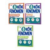 Fenomen Yayıncılık 8.Sınıf Fenomen KÖK Matematik + Türkçe + Fen Bilimleri Soru Bankası / 3 KİTAP - YENİİ SET