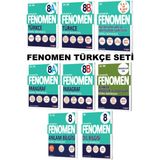 Fenomen Yayıncılık 8.sınıf Fenomen Türkçe Soru Bankaları Full Set (Türkçe+Paragraf+Yazım+Atasözleri+Anlam+Dilbilgisi)