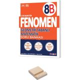 Fenomen Yayıncılık 8. Sınıf Geometri Tabanlı B Serisi Matematik Soru Bankası LGS Hazırlık İçin