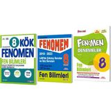 Fenomen Yayıncılık 8. Sınıf Kök Fen Bilimleri Soru Bankası - LGS Fen Bilimleri Çıkmış Sorular ve İkiz Soruları 2018-2023 - Fen Bilimleri Denemeleri 3'lü Set