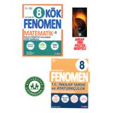 Fenomen Yayıncılık 8.Sınıf Kök Matematik Soru Bankası ve İnkılap Tarihi Soru Bankası Ahşap Poster Hediyeli