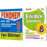 Fenomen Yayıncılık 8. Sınıf LGS Fen Bilimleri Çıkmış Sorular ve İkiz Soruları 2018-2023 - Fen Bilimleri Denemeleri 2'li Set