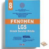 Fenomen Yayıncılık 8. Sınıf LGS Sözel Örnek Sorular Kitabı Telefon Tutucu ile Sınav Hazırlığı