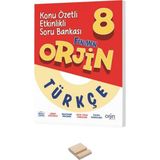 Fenomen Yayıncılık 8. Sınıf Orjin Konu Özetli Etkinlikli Türkçe Soru Bankası ve Telefon Standı