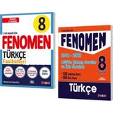 Fenomen Yayıncılık 8. Sınıf Türkçe 8 Fasikül LGS Çıkmış Sorular ve İkiz Soruları Seti 2018-2023