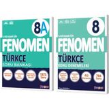 Fenomen Yayıncılık 8. Sınıf Türkçe A Soru Bankası - Türkçe Konu Denemeleri 2'li Set