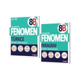 FENOMEN YAYINCILIK 8. Sınıf Türkçe B Soru Bankası + Paragraf B Soru Bankası (2 Kitap)