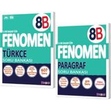 Fenomen Yayıncılık 8. Sınıf Türkçe B Soru Bankası - Paragraf B Soru Bankası 2'li Set